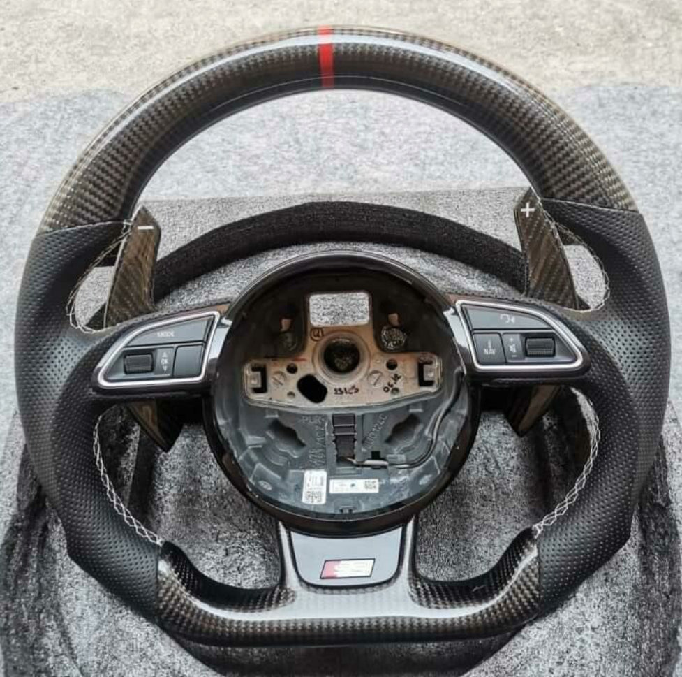AUDI A3 S3 A4 S4 A5 S5 RS carbon steering wheel