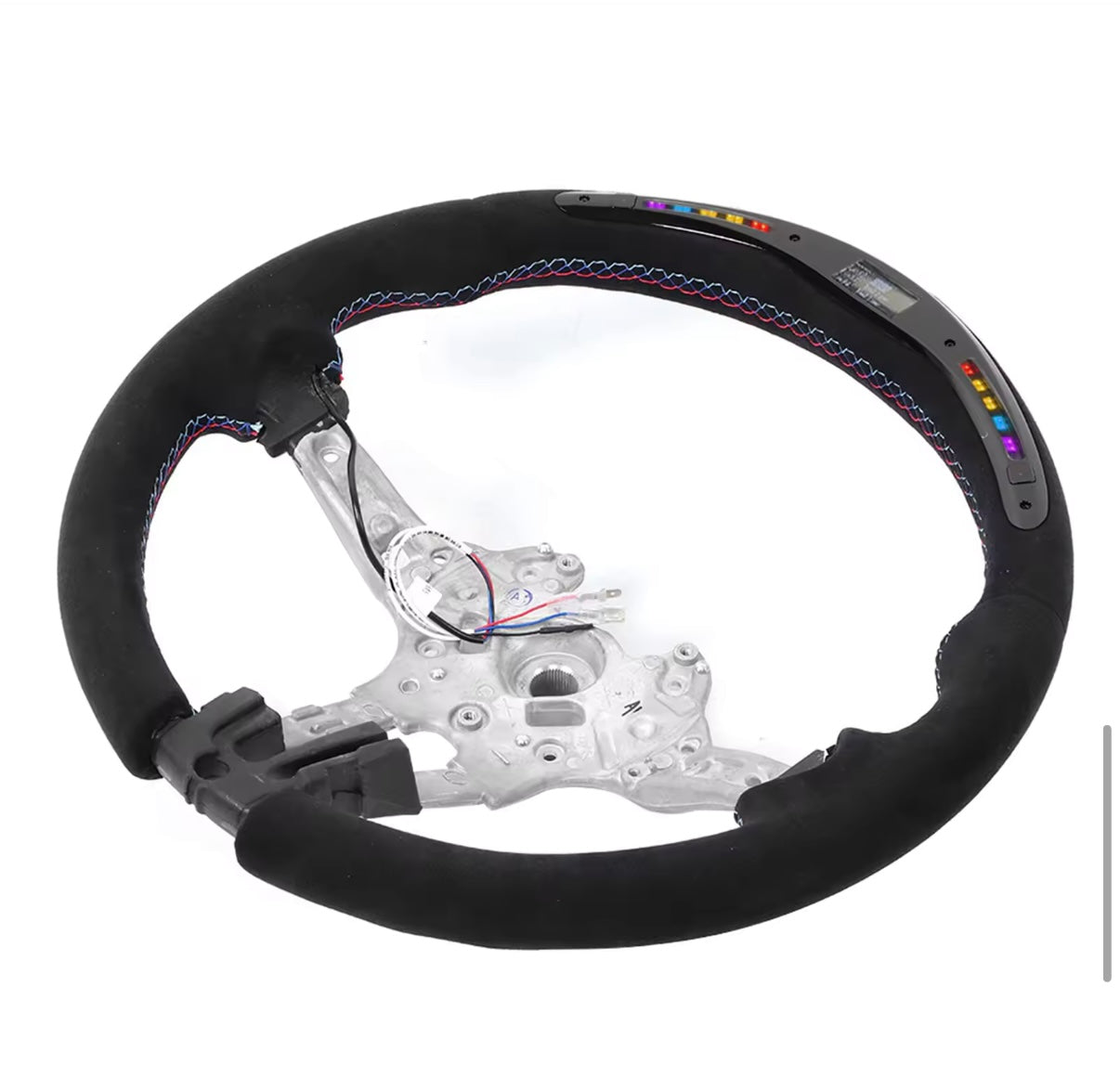 BMW suede LED steering wheel