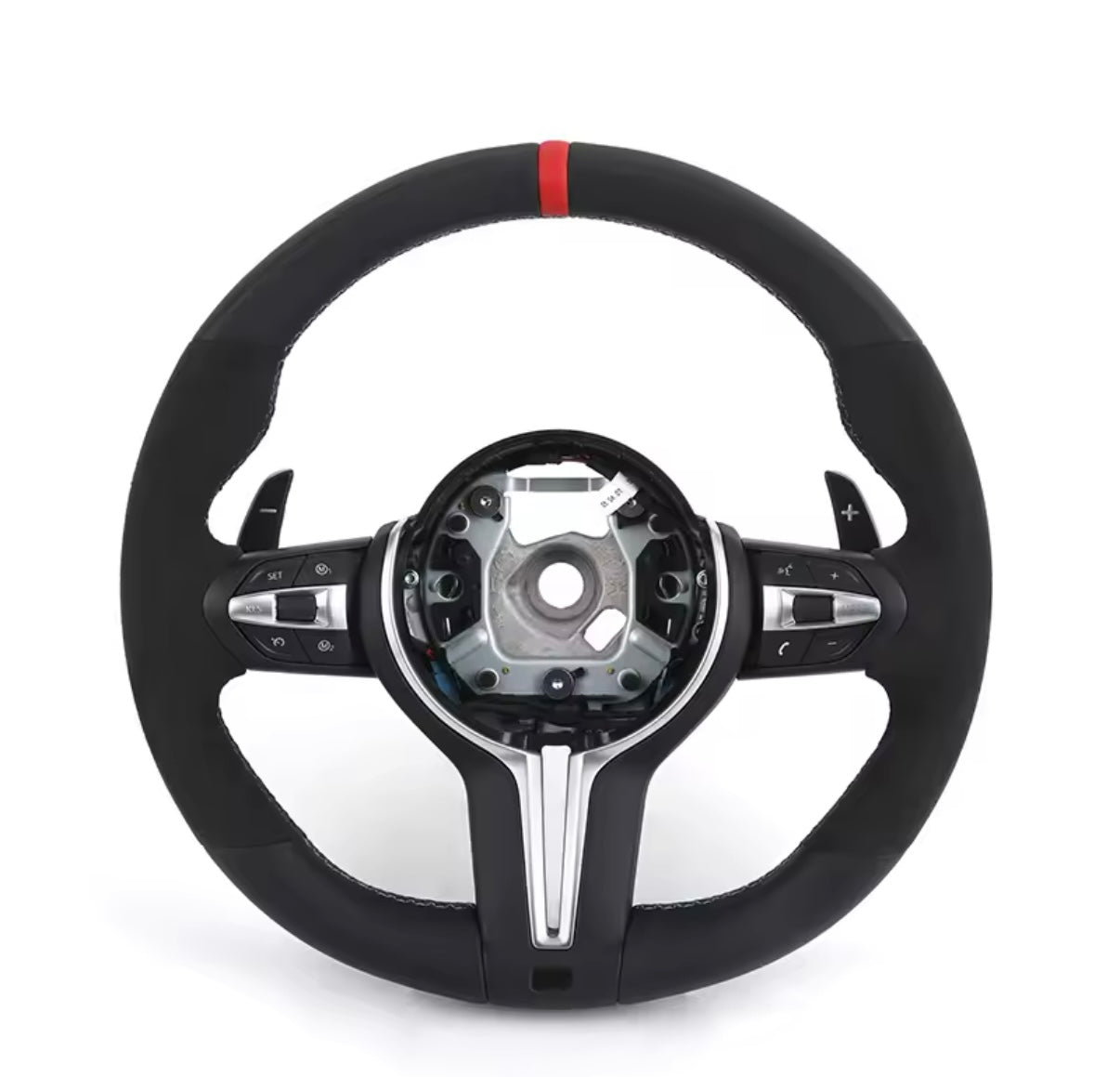 BMW Alcantara leather steering wheel RED