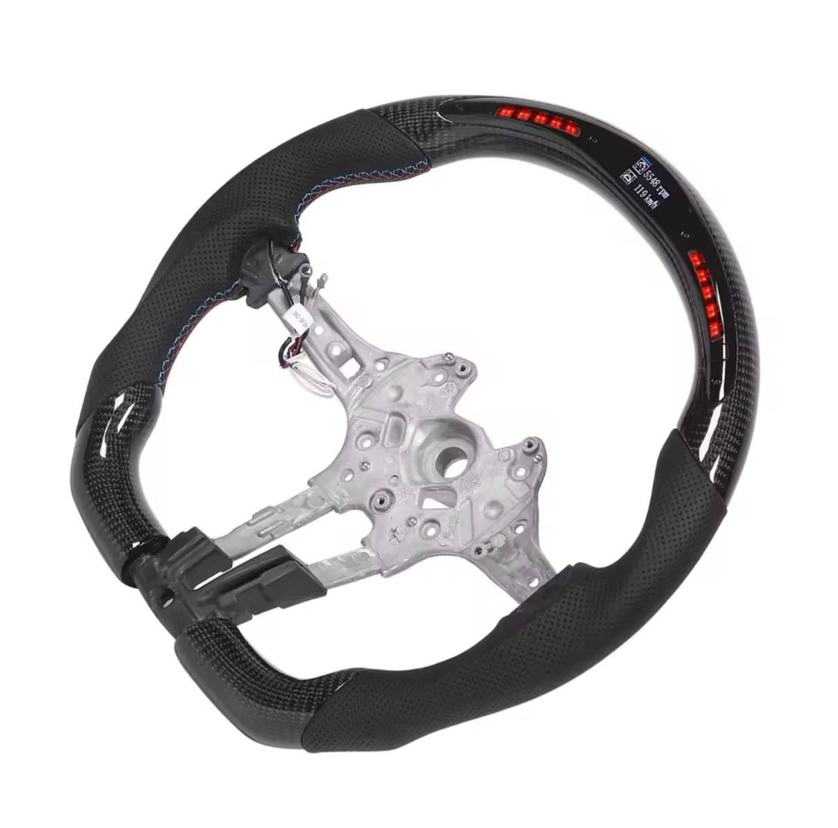 BMW Carbon fiber LED steering wheel